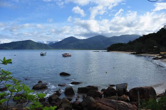 Baía de Picinguaba, no litoral norte de São Paulo